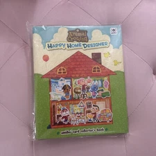 RARE Animal Crossing Happy Home Designer Amiibo Card Binder Album (Hard Cover) 