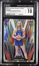 Leaf Metal Women of Sport Cameron Brink PROMO4 Rookie CGC 10 Sparks 2024