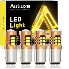 4pcs 1157 Led Tail Brake Stop Reverse Parking Turn Signal Light Bulb Super White