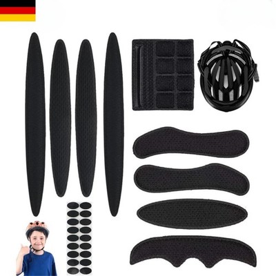 Fahrradhelm Polster Schaumstoffpolster Klettpunkte Kit, Universal Fahrradhelm
