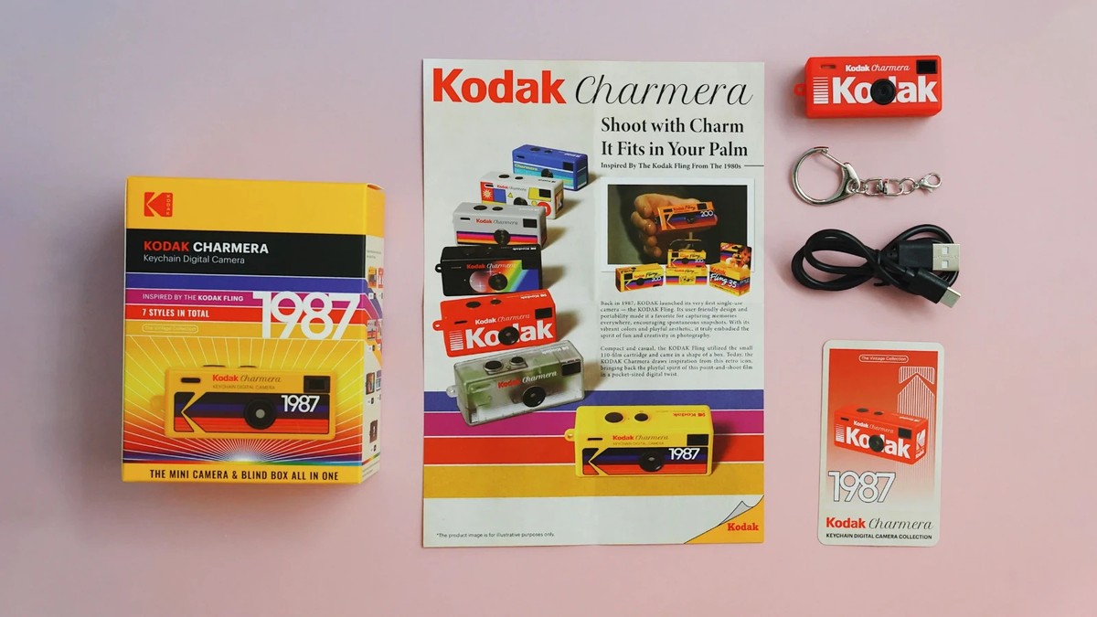NEW Kodak Charmera 1987 Retro Keychain Digital Camera – Blind Box