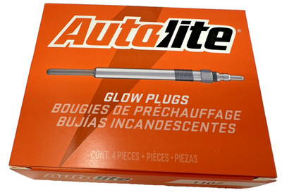 Lot of 4 New Autolite Glow Plugs Part Number 1107,  1979 - 1986 Ford Powerstroke