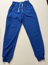 FIGS Technical Collection Zamora Women s Sz S Royal Blue Scrub Pants Jogger