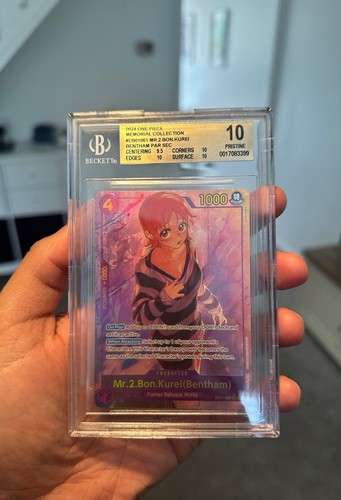 Mr.2.Bon.Kurei(Bentham) (Alternate Art) graded BGS 10 for sale on eBay