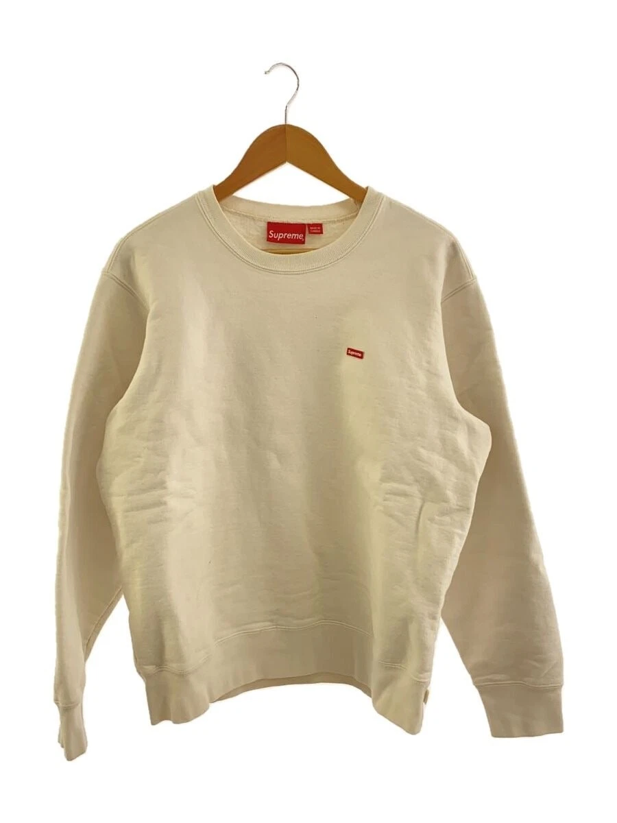 Sweat col rond Supreme petite boîte blanc M occasion