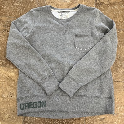 Vintage Champion Gray Oregon State Pocket Crewneck Sweatshirt Women s  Large Y2K