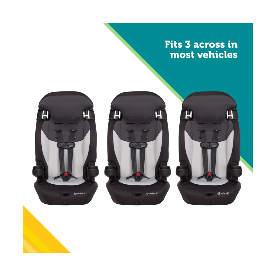 Asiento de coche elevador Safety 1st Grand 2 en 1, se convierte de respaldo alto a posiciones de cinturón... Foto 3 de 4