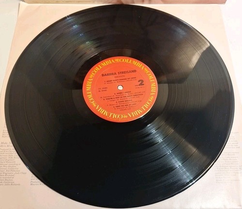 Barbra Streisand Emotion Vinyl Record - Columbia Records - Picture 9 of 13