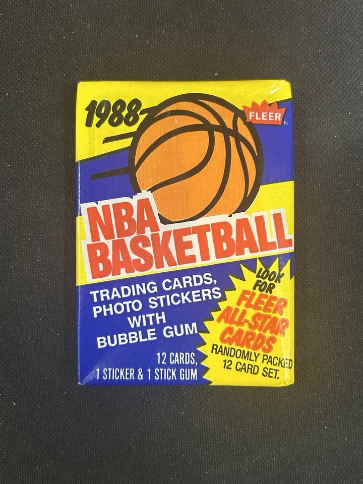 1988-89 Fleer Basketball Sealed Wax (1) Pack From Box Pippen RC Michael Jordan - Image 4 of 4