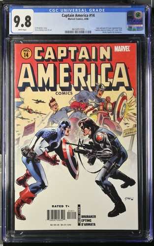 Captain America (2005) #14 CGC NM/M 9.8 White Pages Marvel 2006