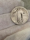 1925 Full Date Standing Liberty Silver Quarter. Lot009