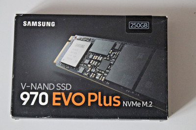 Samsung SSD 250 GB, neu, versiegelt, 970 EVO Plus NVMe M.2
