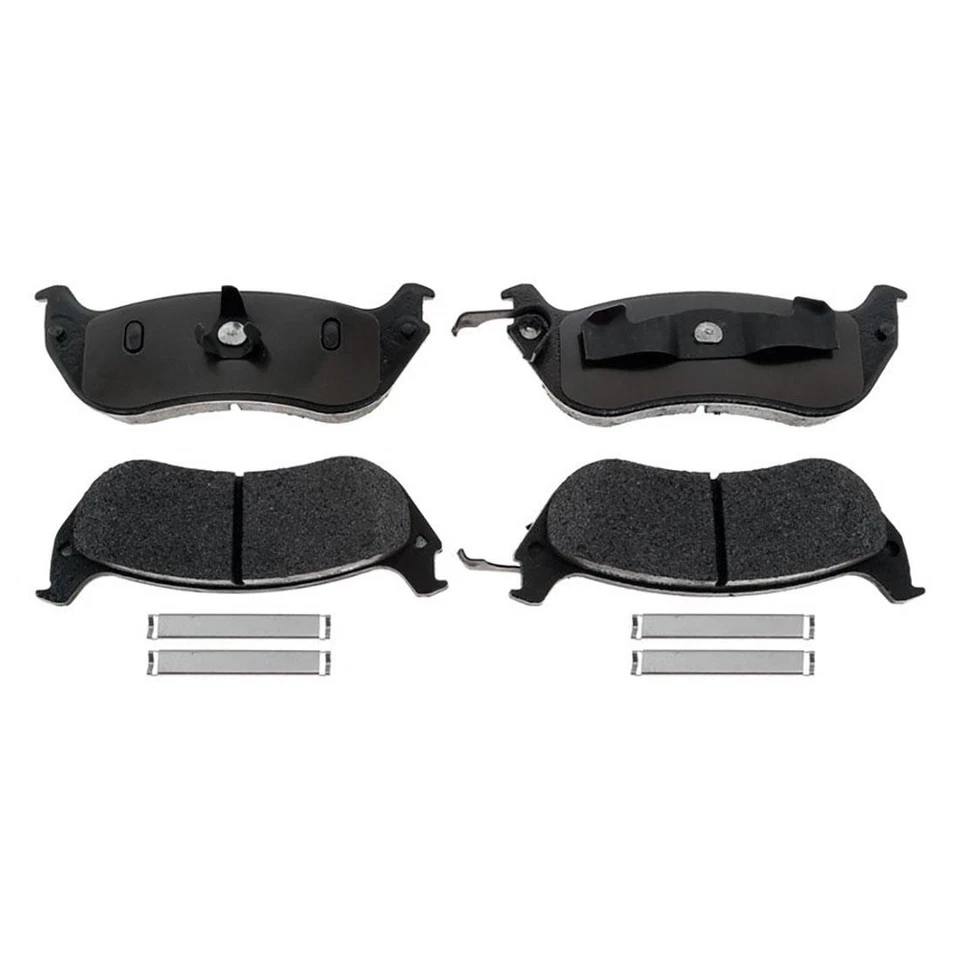 Rotores de freno delanteros traseros pastillas de freno metálicas para Mercury Grand Marquis 1998-2002 Foto 2 de 4