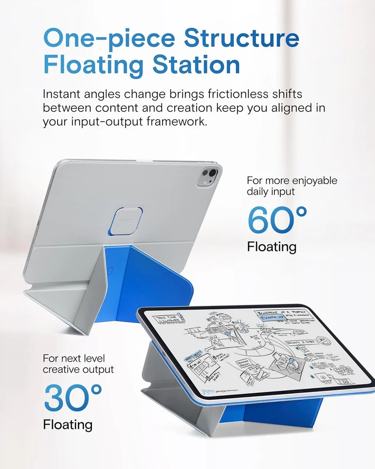 Dynamic Folio Case for iPad Mini 7/6 (8.3”) Slim Magnetic Stand Cover - Image 4 of 4