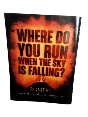 Pompeii 2004 Vintage Print Advertisement Volcano History