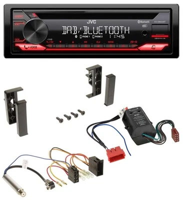 JVC CD DAB USB Bluetooth MP3 Autoradio für Audi A2 A3 8L A6 C5 A4 B5 Bose Aktivs - Bild 1 von 4
