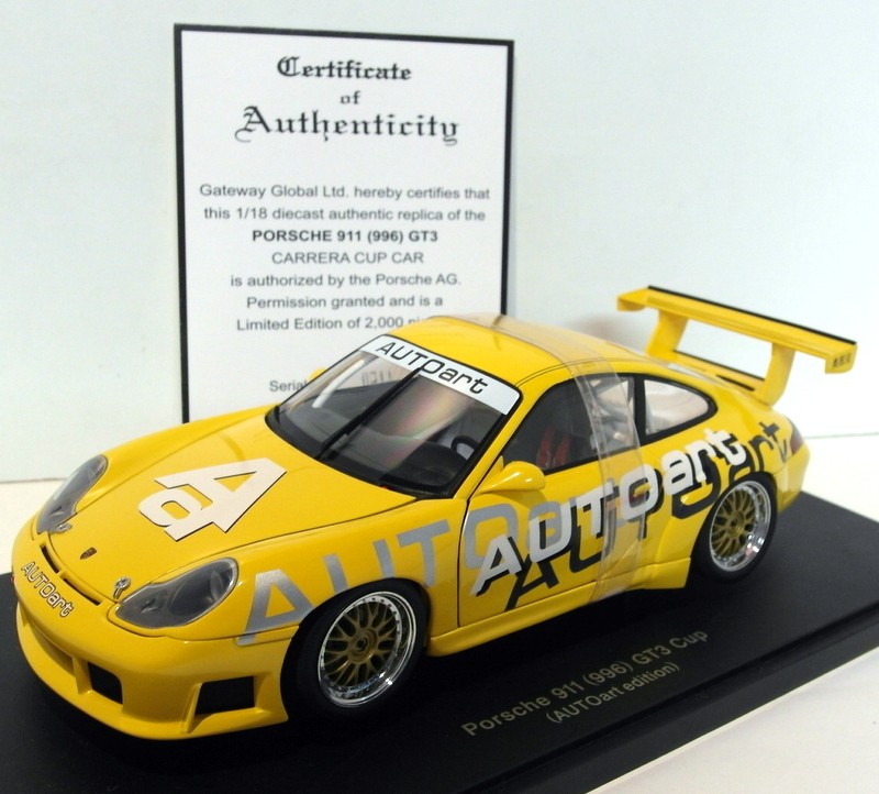 オートアート1/18　ポルシェ911（996）GT3R　オートアートエディション Amazon.co.jp: 品 オートアート 1/18 ポルシェ 911 996 GT3R