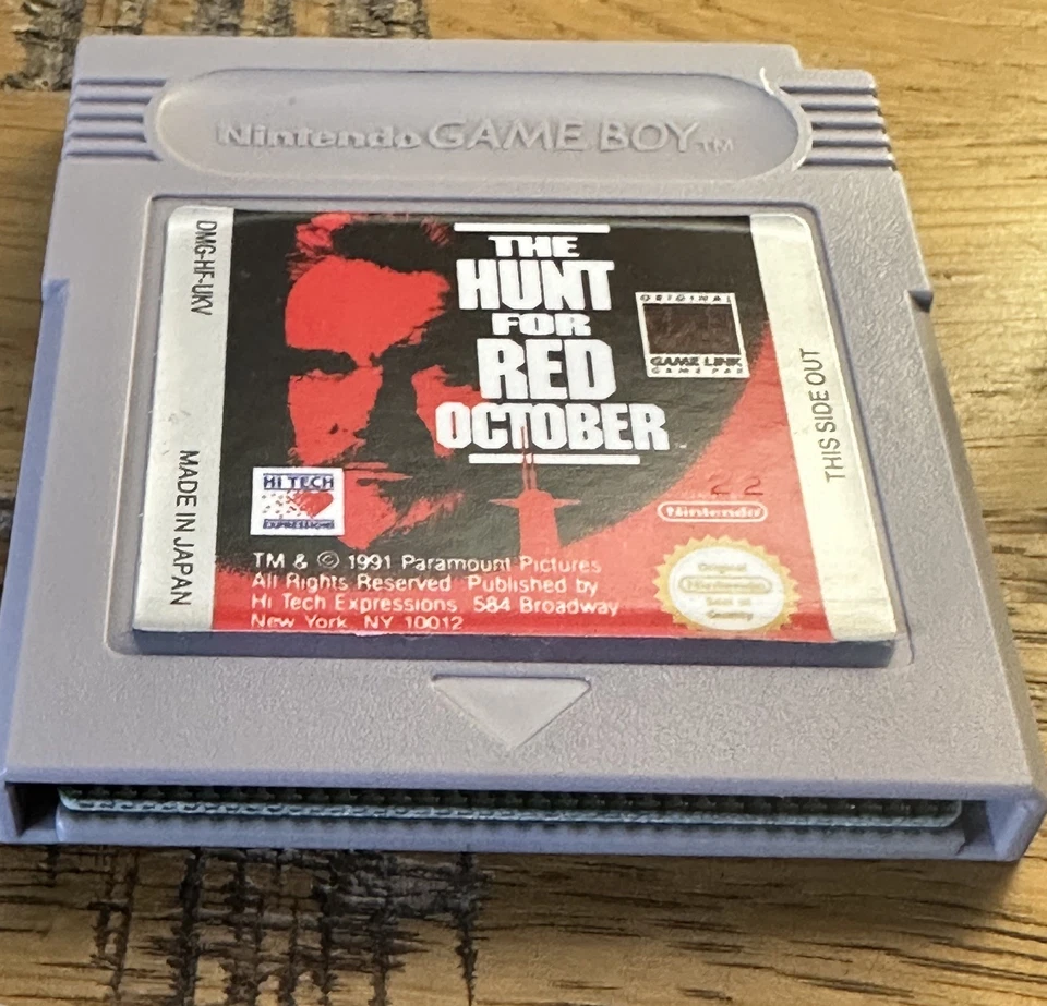 Nintendo Game Boy - The Hunt For Red October - Game & Instructions - UK Version - Image 3 of 4