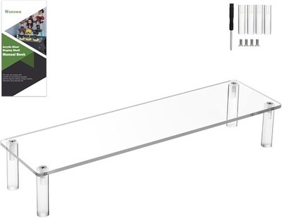 Acryl Riser Regal einstufig klar Display Ständer für Cupcake, Trophäe,