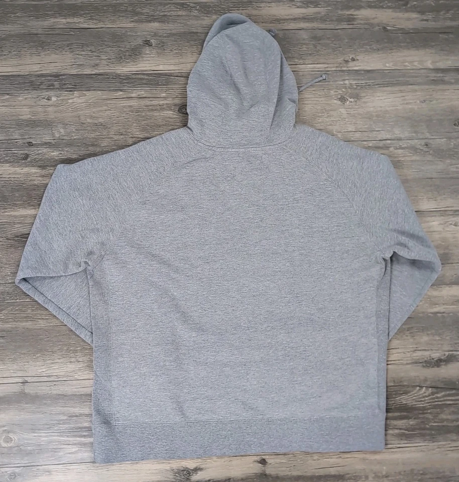 Sudadera con Capucha Life Is Good Peso Pesado Polar Gris Mujer XL Logo Bordado Foto 2 de 4