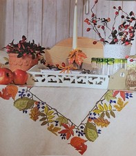 Stickvorlagen Kreuzstich sehr h&uuml;bsche Herbst-Bord&uuml;re und 2 Beeren Muster