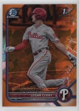 2022 Bowman Sapphire Chrome Prospects Orange 5/50 Logan Cerny #BCP-120 0b5f