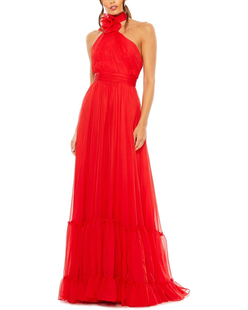 Женское асимметричное многоярусное платье А-силуэта Mac Duggal