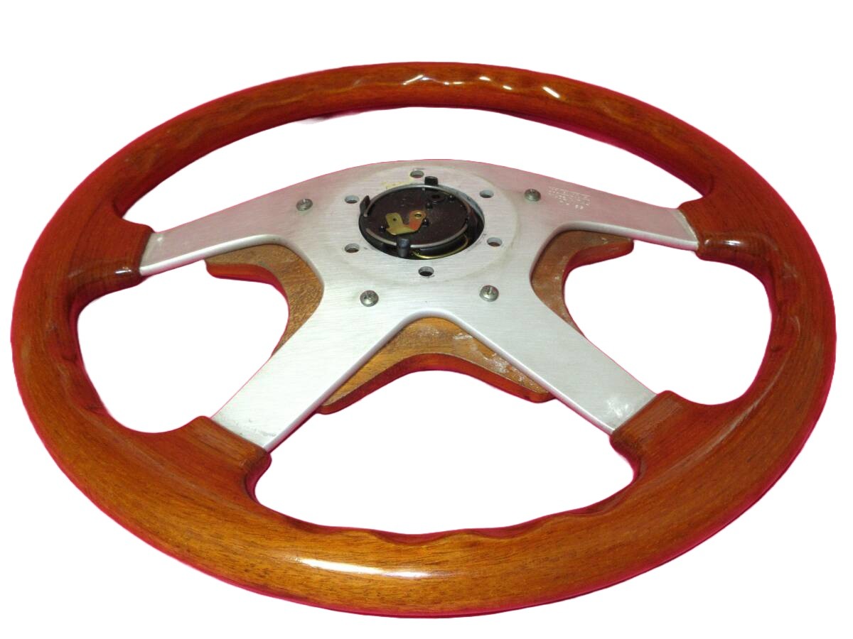 MOMO ASTRA Steering Wheel 360mm Dark Wood Polished JDM Toyota