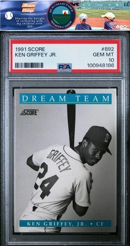 Ken Griffey Jr. 1991 Score #892 Seattle Mariners HOF PSA 10