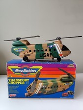 Micro Machines Transport Chopper with Box Vintage Galoob