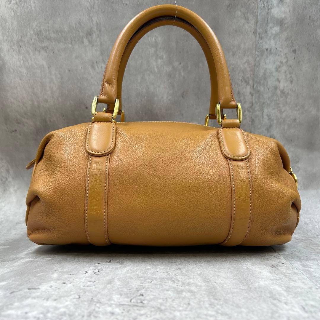 GUCCI 2Way Mini Boston Shoulder Bag Leather Gold Hardware Unisex Authentic thumbnail 3