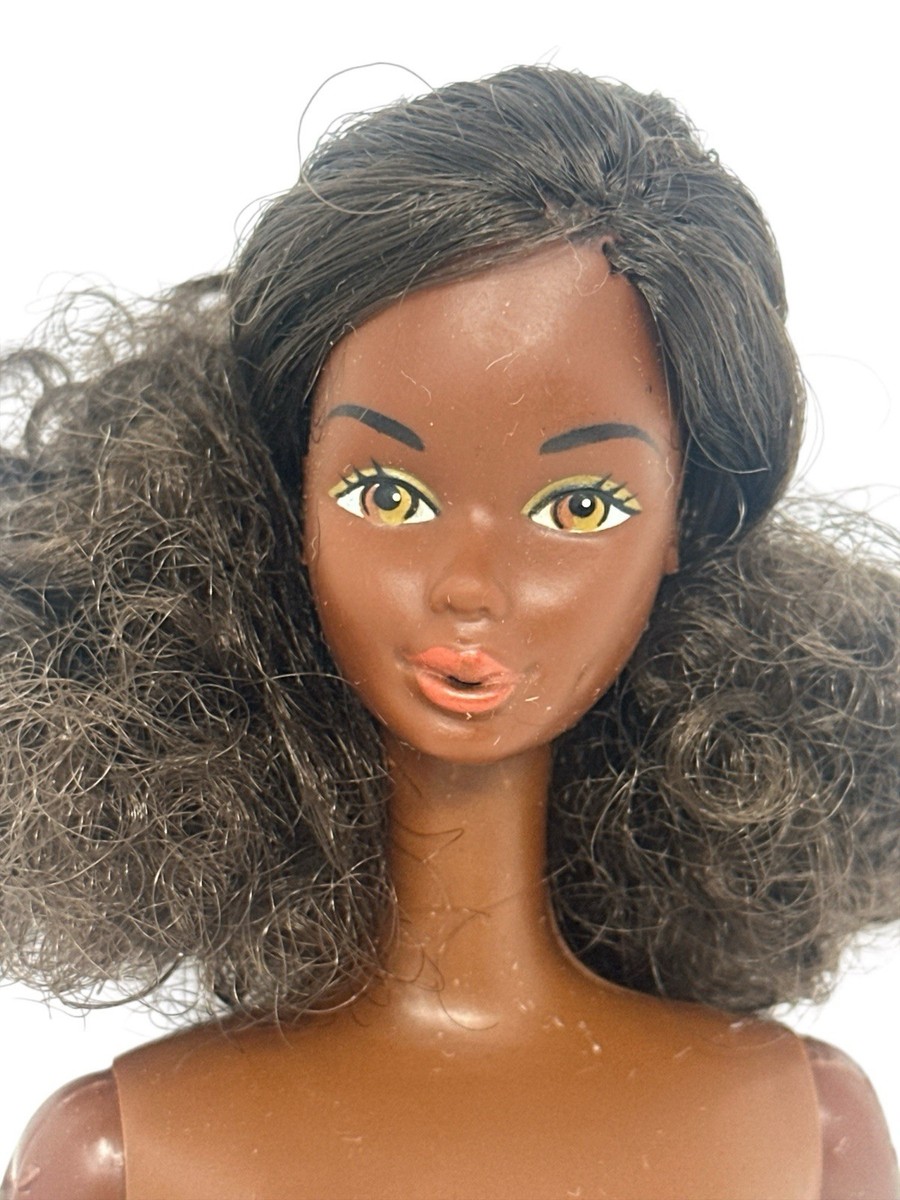 VTG 1978 Kissing Christie Barbie AA Black Doll #2955 Nude Working