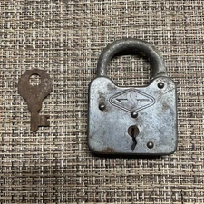 Vintage Slaymaker Padlock With Key