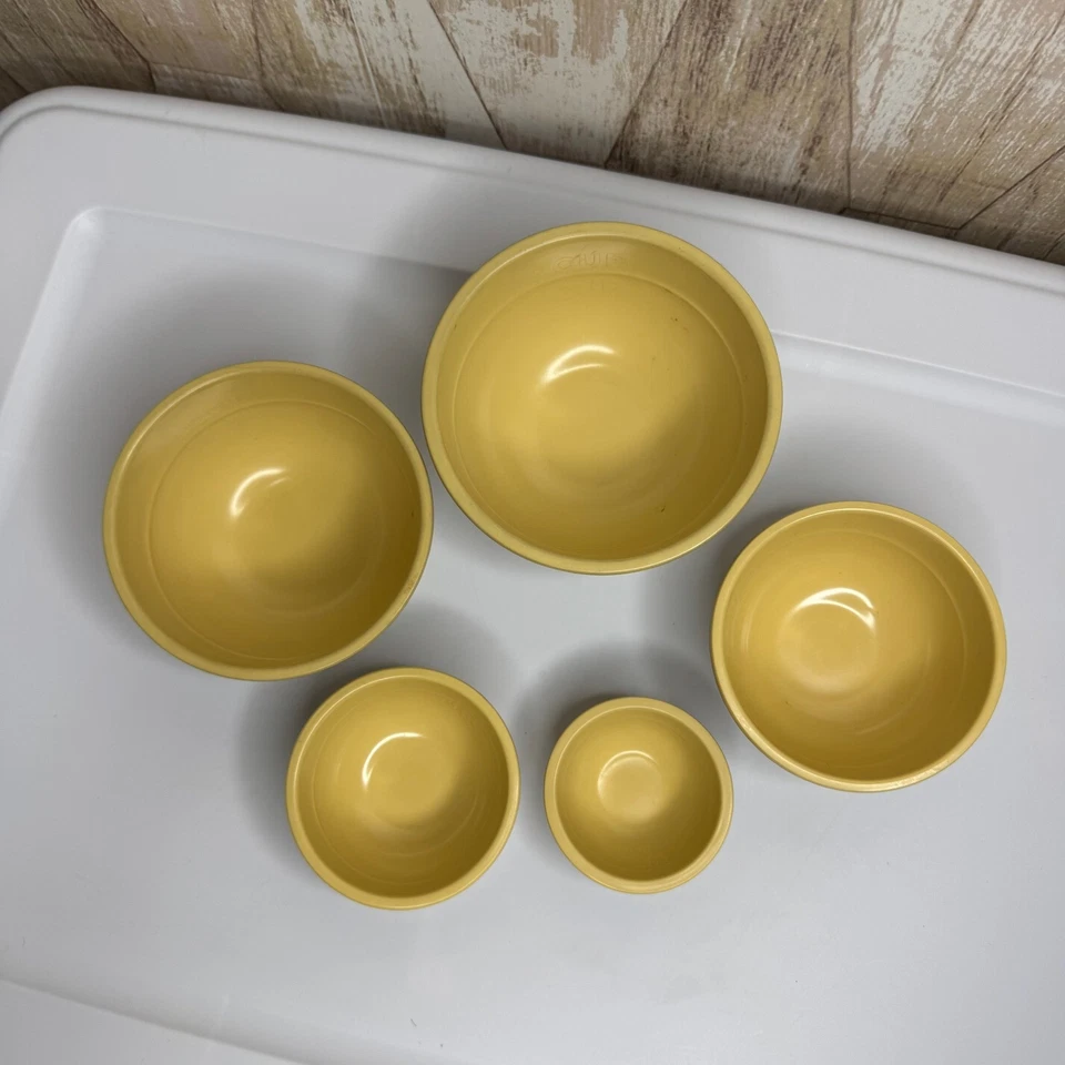 Cuencos de melamina con estampado de leopardo tazas medidoras de cocina Foto 3 de 4