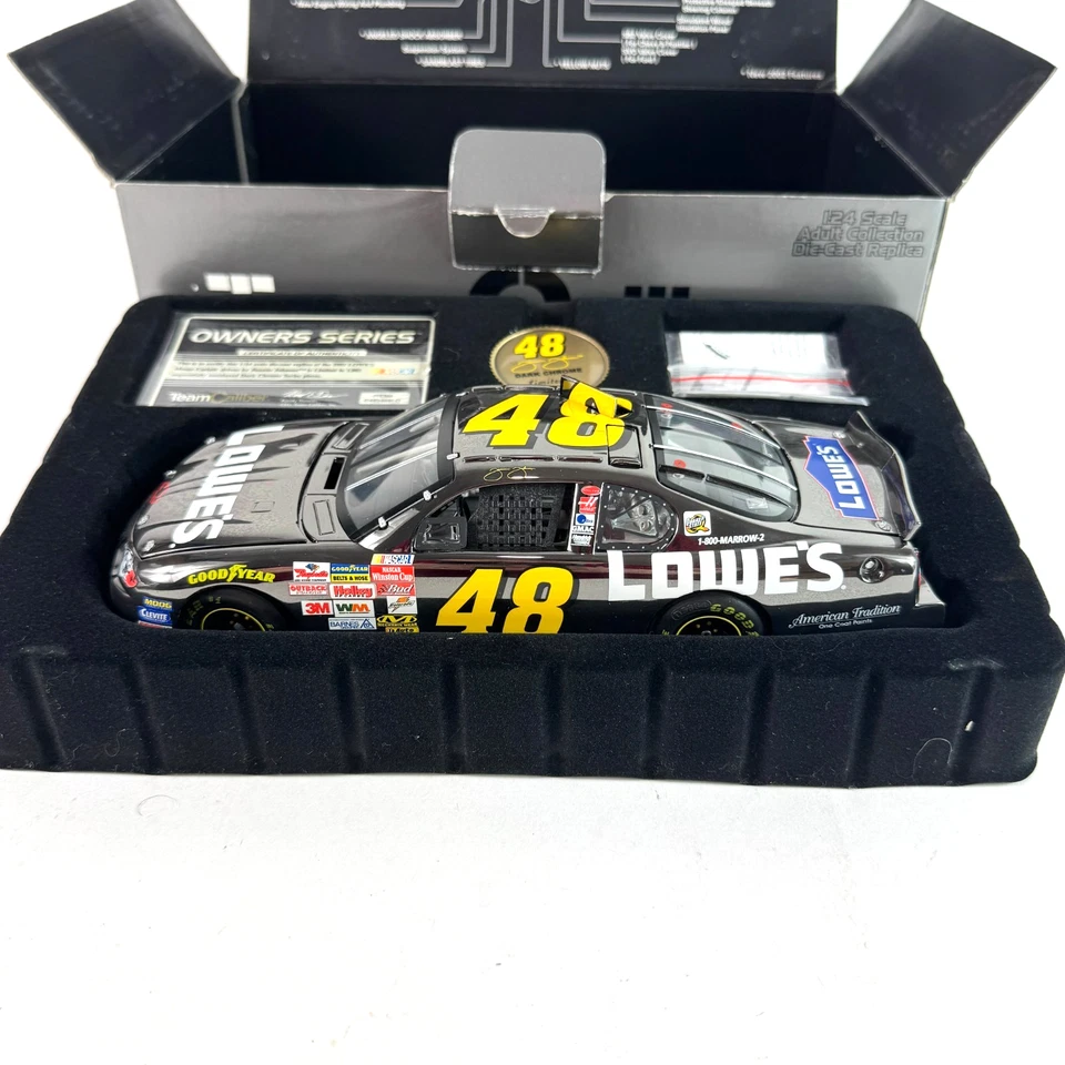Team Caliber Dark Chrome 48 Jimmie Johnson 2002 Lowes Monte Carlo 新秀车 — 第 2/4 张图片