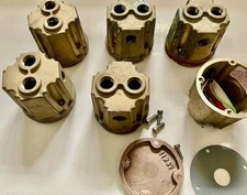 Lot of 6 Kim Lighting JBR-21 Brass InGrade 1/2” NPSM X 1/2 NPT Agri.Junct. Box
