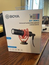 Boya MM1 Universal Cardiod Microphone for Camera, Consumer, Camcorder, Phones