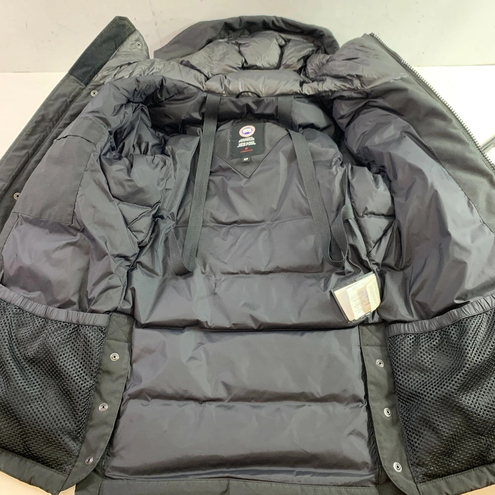 CANADA GOOSE 3400M SANFORD Hoodie Sanford down jacket black XS thumbnail 5