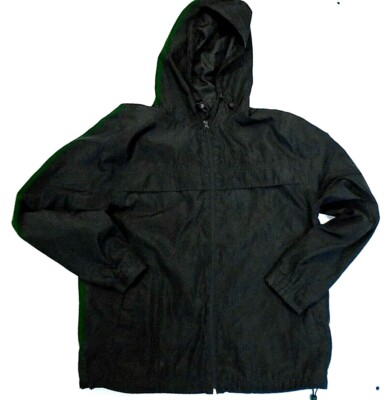 Primark Mens Windbreaker Rain Black Jacket Size Medium 34u0026#034; to 36u0026#034;  Chest | eBay
