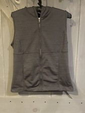 Nike Dri-Fit Hooded Vest, Child's Medium 8-10 , Charcoal, Excellent Condition
