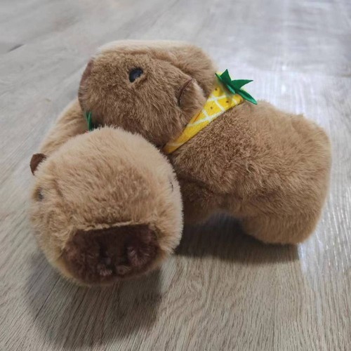 Plush Capybara Slap Bracelets Stuffed Dolls Animal Clap Ring Kids Gift - Picture 7 of 7