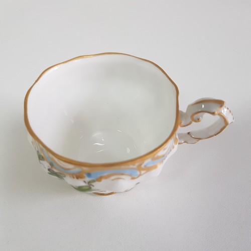 Antique Royal Chelsea Bird Tea Cup hand painted London gold anchor mark England - Picture 10 of 15