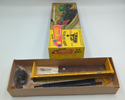 HO Scale ROUNDHOUSE 1309 60' Bulkhead FLAT Trailer CAR Kit Frisco SL-SF 4173 NOS