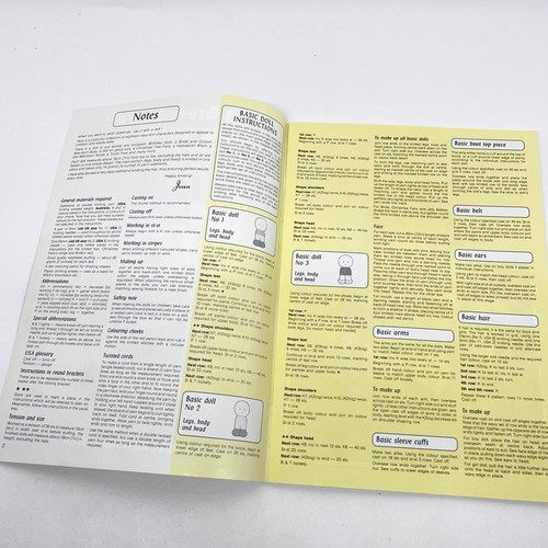 Jean Greenhowe's Little Gift Dolls Double Knitting Yarn 18 characters booklet - Picture 3 of 6