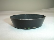 OLYMPUS OM 28mm F/ 3.5 metal LENS HOOD, 49mm size thread 3.5 / 28 GUC