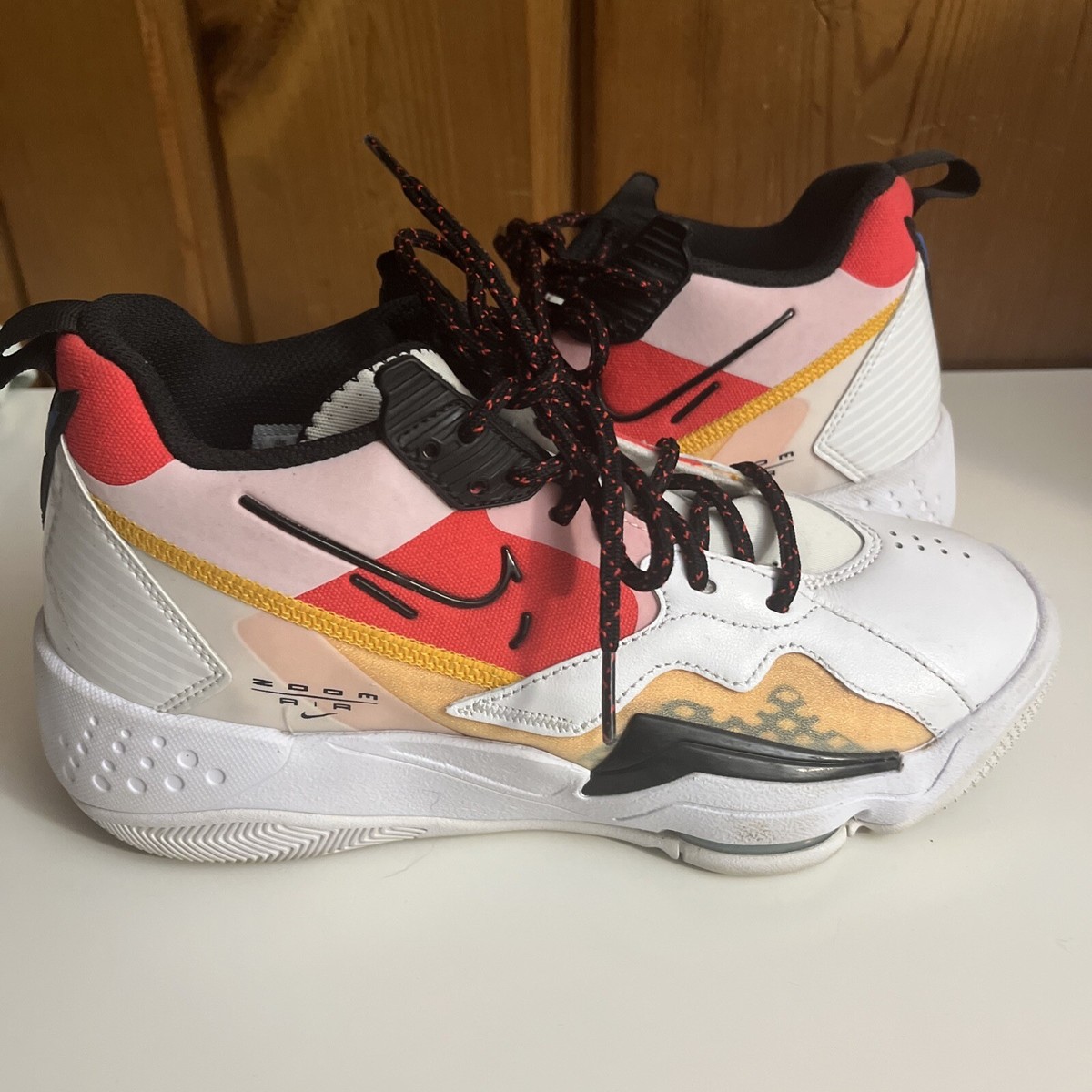 公式正規品!★ JORDAN ZOOM 92 SHOE Size 8.5 - Jordan Zoom '92 Black/Red/White | eBay