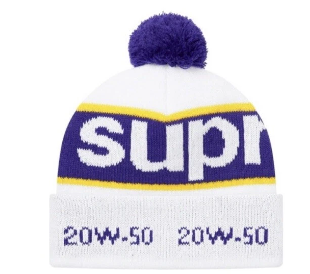Supreme Garage Beanie Cap White FW20 Supreme New York 2020 FW20BN38 Brand New DS