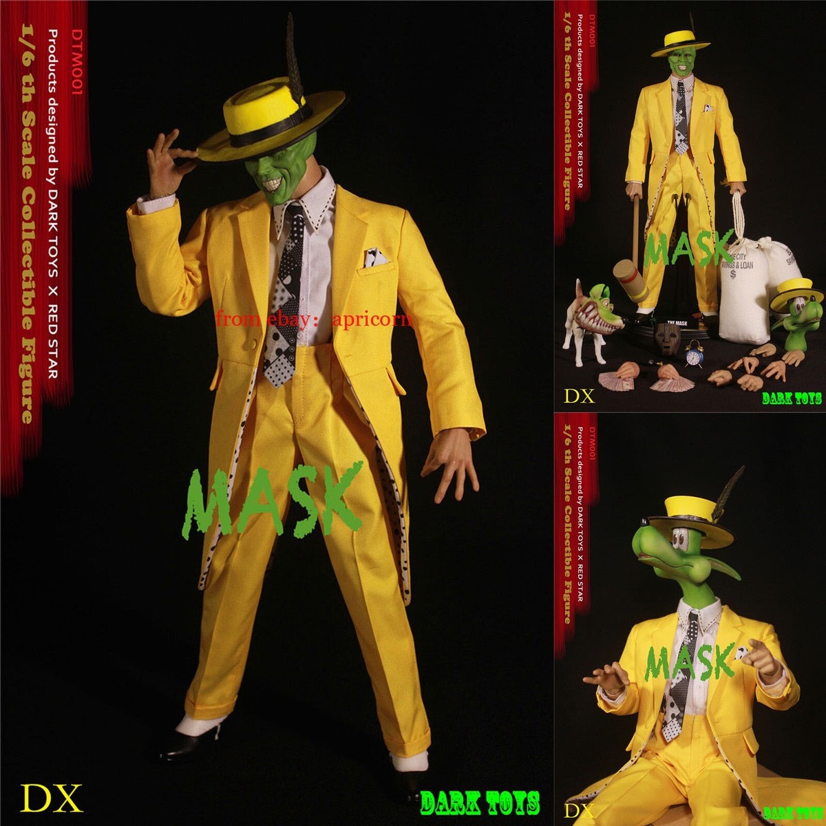 DARK TOYS DTM001 The Mask 1/6 Collectible Action Figure Deluxe Ver