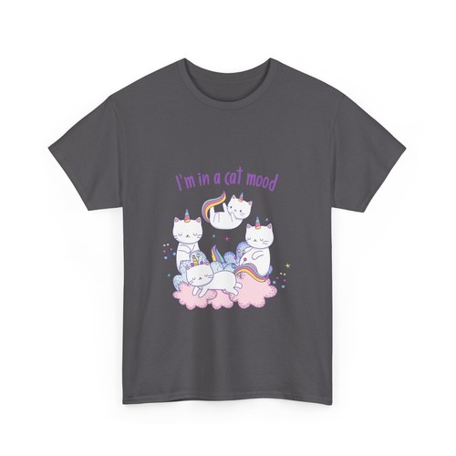 I'm in a cat mood funny quote gift Unisex Heavy Cotton Tee men women humor - 第 45/66 張圖片