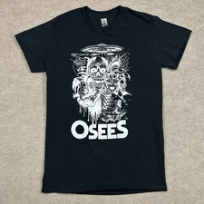 Osees Thee Oh Sees Psych Punk Band Concert Black Cotton T Shirt Full Size S-5XL